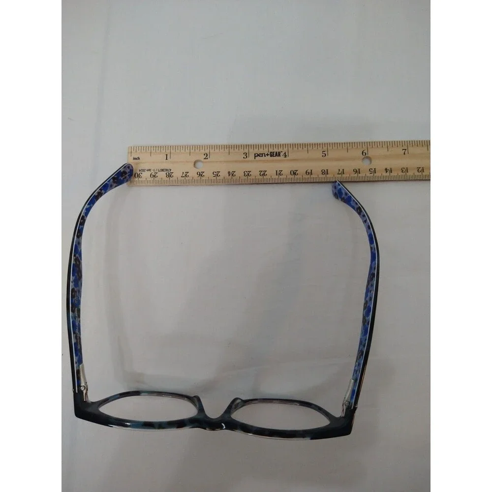 FRAMES ONLY Kate Spade Slightly UNEVEN Eyeglasses Blue & Tortoise Shell